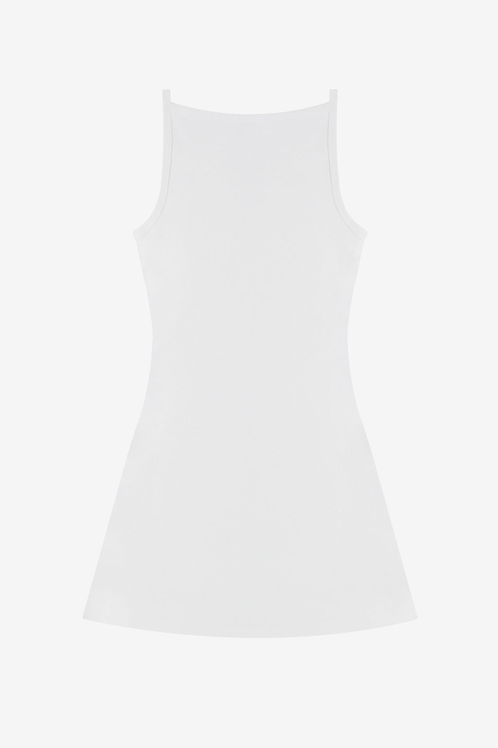 14R315 - 14/1 Rib Spaghetti Boatneck Dress