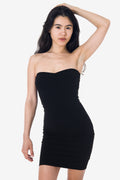 8333GD - Ruched Front Tube Dress