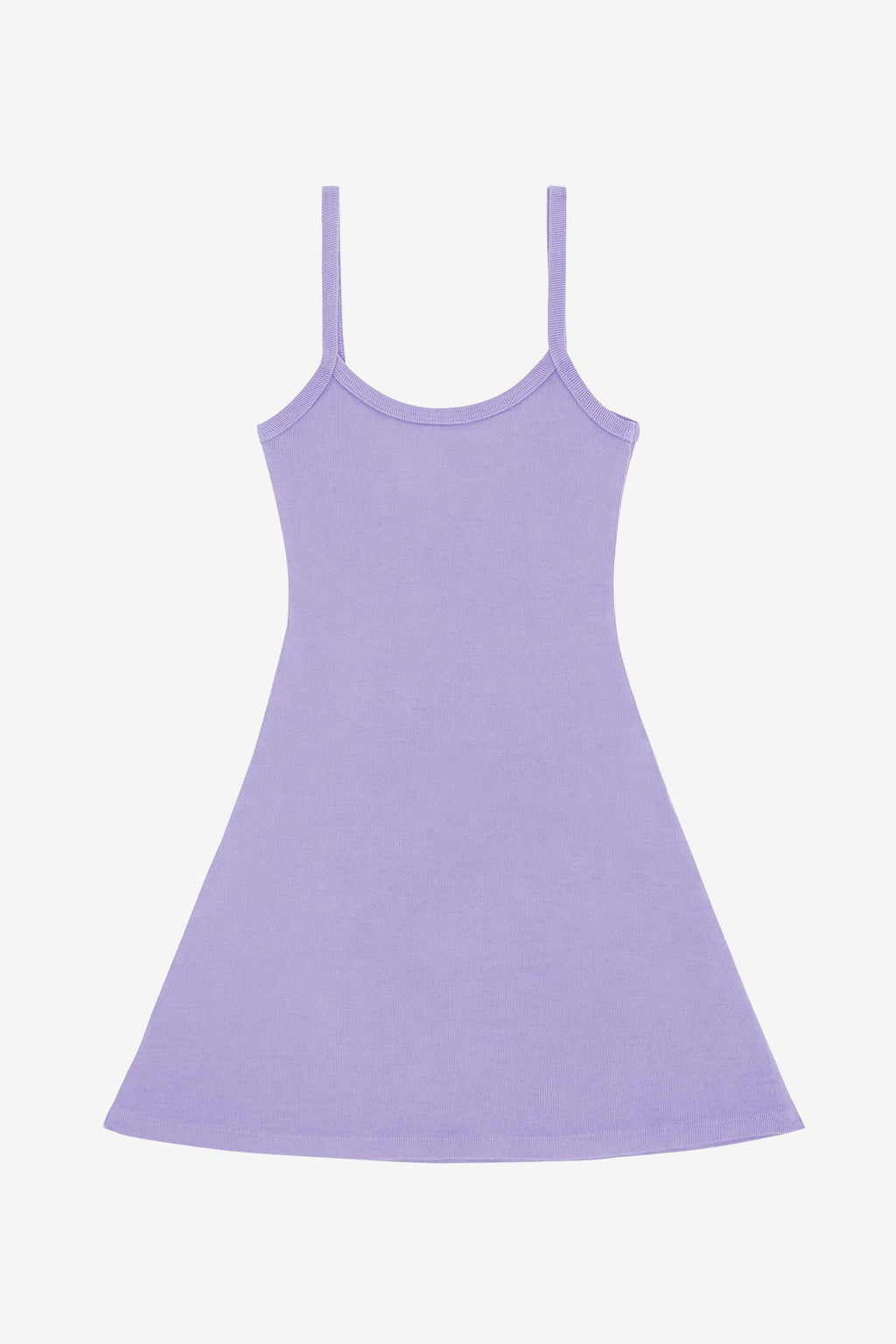 RHR318GD - Heavy Rib Spaghetti Mini Dress