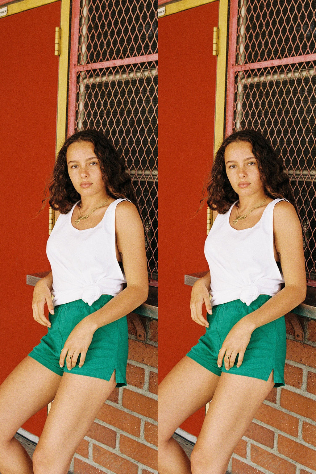 RNF314 - Women's Nylon Track Shorts