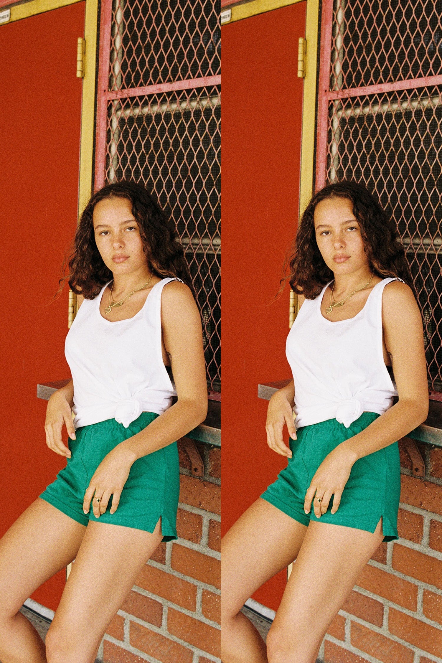 RNF314 - Women's Nylon Track Shorts