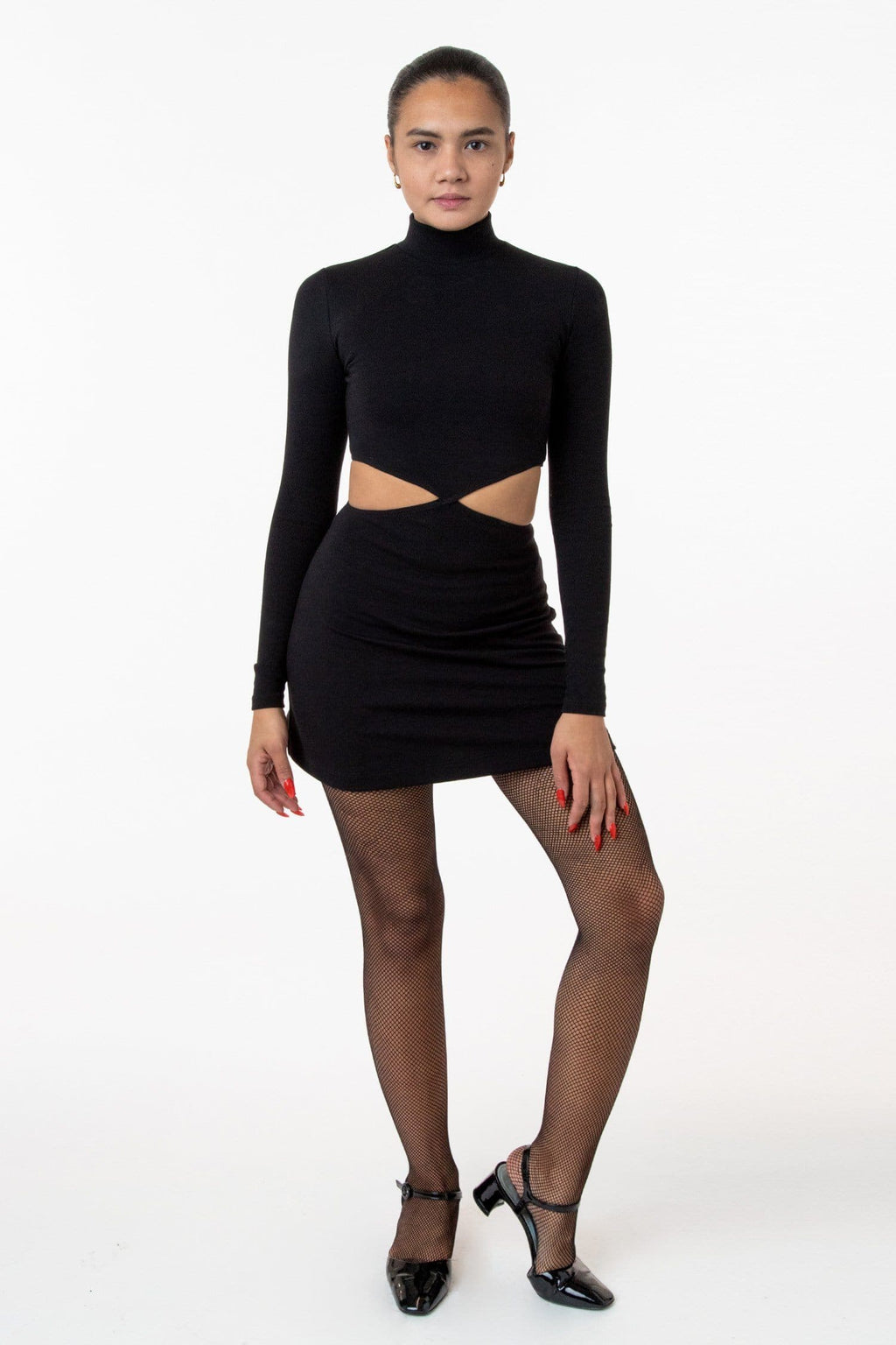PON408 - Ponte Diamond Cutout Dress