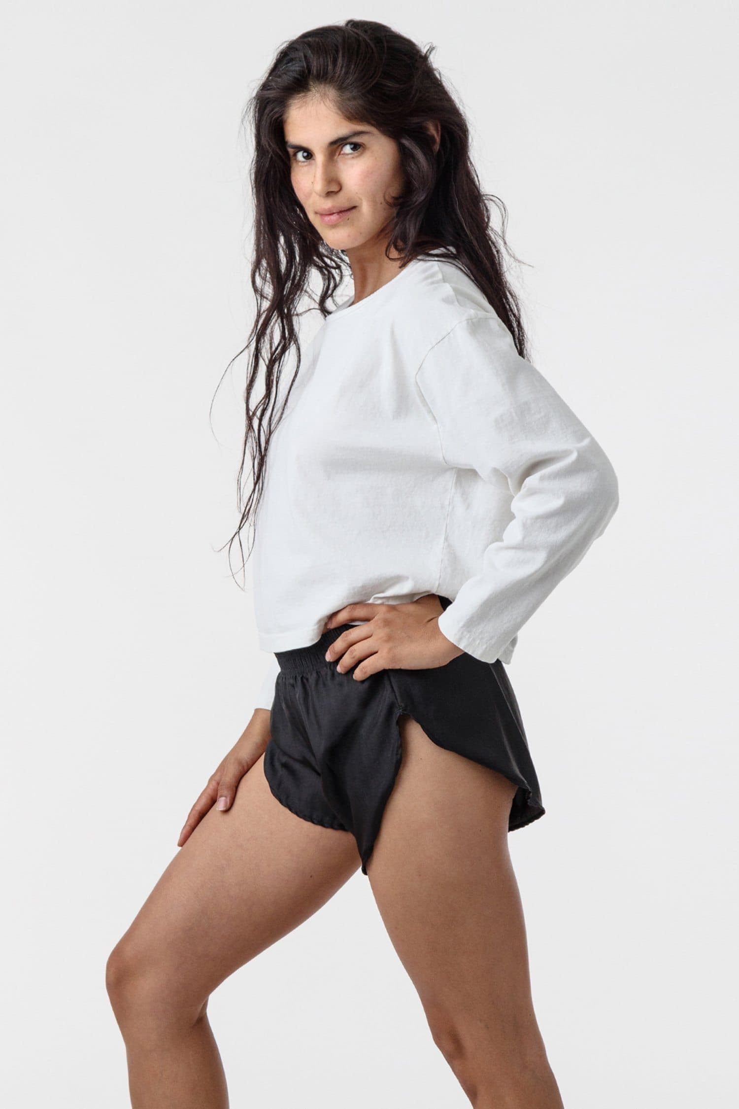 RNF304 - Nylon Taffeta Shorts