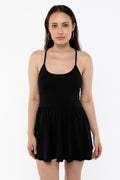 43206X - Baby Rib Cross Back Mini Dress